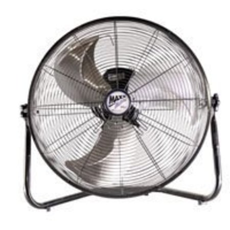 Maxx Air MaxxAir HVFF 20 High-Velocity Floor Fan, 20 in Dia Blade, 1500 to 2250 cfm, 3-Speed, Black HVFF 20